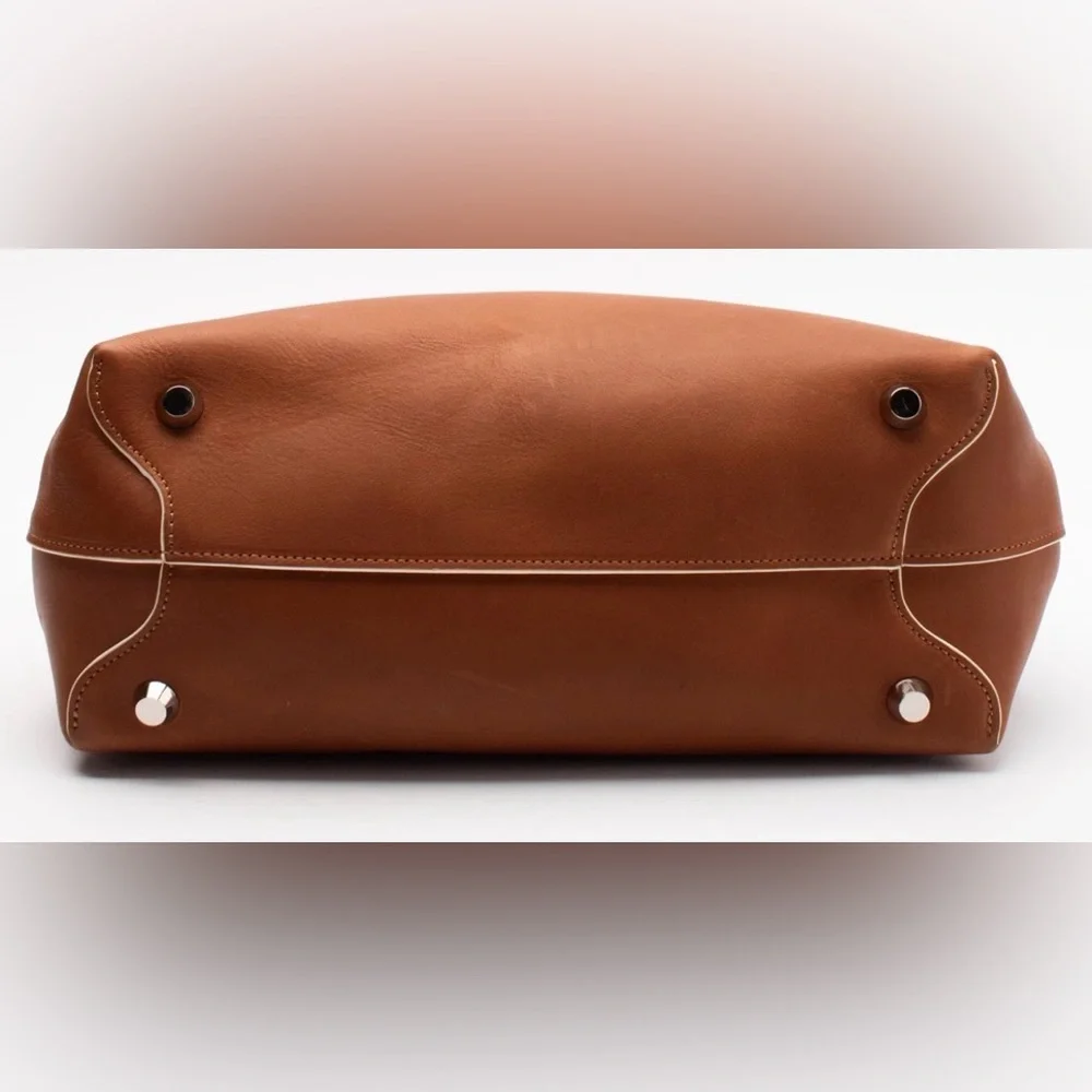 Longchamp Le Roseau leather handbag NWOT - Picture 8 of 16